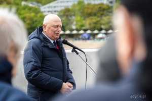 Przemówienie dyrektora Departmentu Infrastuktury w Urzędzie Marszałkowskim Województwa Pomorskiego Krzysztofa Czopka (fot. Kamil Złoch)