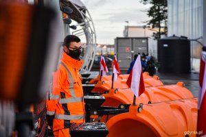 Pracownik bazy technicznej LIZUD // fot. gdynia.pl