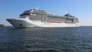 Wiceczkowiec na morzu