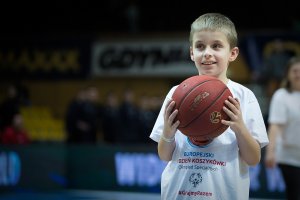 Gdyński OneTeam wystąpił w przerwie meczu EuroCup między Asseco Arką i Albą Berlin, fot. Mariusz Mazurczak