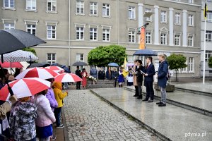 Na placu Kaszubskim odbyły się obchody 100. rocznicy wyprawy Antoniego Abrahama na konferencję wersalską w Paryżu // fot. Kamil Złoch