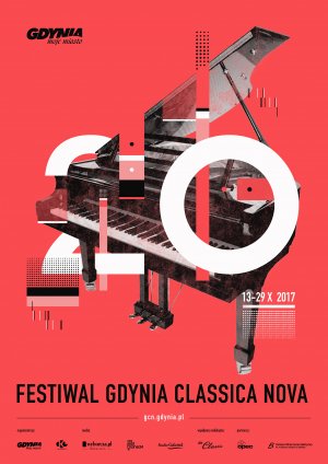 Plakat festiwalu Gdynia Classica Nova 2017