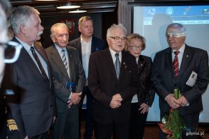 Urodziny Jerzego Grzywacza na pokładzie ORP "Błyskawica", fot. Dawid Linkowski