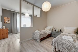 Jedna z sypialni  w obiekcie Gdynia Centrum