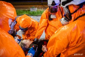 Oddział chemiczny straży i ofiara zamachu