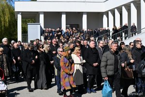 Uroczystości pogrzebowe Leszka Kopcia na Cmentarzu Łostowickim w Gdańsku (fot. Michał Puszczewicz)