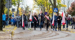 Orłowo uczciło Niepodległą // fot. Mateusz Skowronek