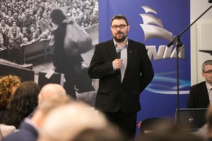 Konferencja na temat wyzwań dla samorządu terytorialnego w dobie imigracji ekonomicznej w Muzeum Emigracji w Gdyni // fot. Karol Stańczak 