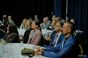 Uczestnicy Baltic Ports for Climate Conference 2025 zgromadzeni w sali koncertowej Zarządu Morskiego Portu Gdynia 