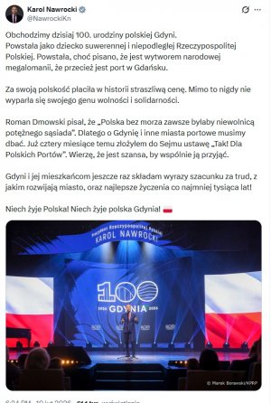 Urodzinowa fala w sieci. Kto złożył życzenia Gdyni?