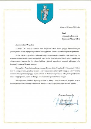  Kto złożył życzenia Gdyni?