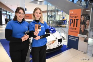 Stoisko informacyjne w Centrum Riviera (fot. Michał Puszczewicz)