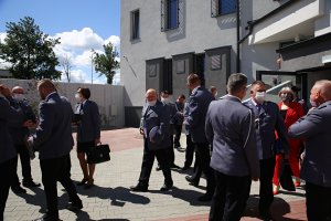 Obchody Święta Policji w komisariacie policji w Chwarznie. Fot. Przemysław Kozłowski