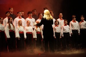 Uczestnicy podczas występu 46. Międzynarodowym Festiwalu Muzyki Dawnej Schola Cantorum w Kaliszu  