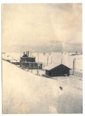 Zabudowa stacji Wielki Kack, lata 40-50. XX wieku