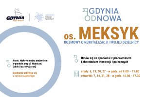 Terminy spotkań dla mieszkańców osiedla Meksyk // mat. Laboratorium Innowacji Społecznych