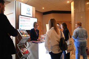 Stoisko firmy farmaceutycznej