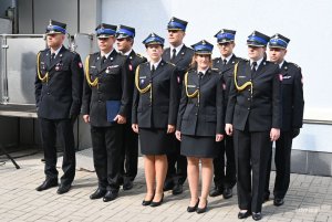 Strażacy w Państwowej Straży Pożarnej przy ul. Władysława IV w Gdyni (fot. Magdalena Starnawska)