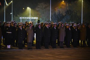 Capstrzyk z okazji 101. rocznicy utworzenia morskiego Rodzaju Sił Zbrojnych // fot. st. chor. szt. Mar. Piotr Leoniak