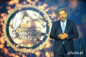 Gala Medalu Wolności Słowa 2023 w Europejskim Centrum Solidarności w Gdańsku, fot. Mirosław Pieślak