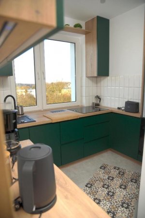 Kuchhnia w obiekcie Zielona Przystań