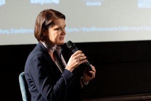 Katarzyna Gruszecka-Spychała – wiceprezydent Gdyni ds. gospodarki podczas konferencji prasowej 46. FPFF // materiały prasowe FPFF