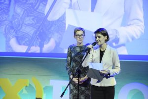 Katarzyna Gruszecka-Spychała, wiceprezydent Gdyni podczas finału E(x)plory Week w Gdyni // fot. Lechosław Dzierżak
