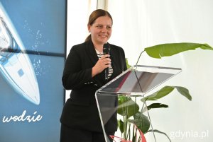 Na zdjęciu: Aleksandra Kosiorek, prezydent Gdyni (fot. Magdalena Starnawska)