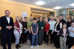 Za wsp&oacute;lny wysiłek podziękowali prezydent Gdyni Aleksandra Kosiorek i wiceprezydent Gdyni Tomasz Augustyniak (fot. Dorota Patzer)