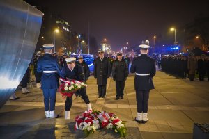 Capstrzyk z okazji 101. rocznicy utworzenia morskiego Rodzaju Sił Zbrojnych // fot. st. chor. szt. Mar. Piotr Leoniak