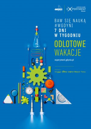 Odlotowe wakacje 7 dni w tygodniu - plakat