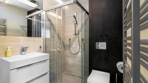 Gdynia Redłowo - Apartamenty Park Technologiczny,  łazienka w jednym z apartament&oacute;w