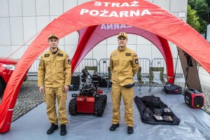 Na pikniku obecni byli m.in. strażacy (fot. Piotr Żagiell)