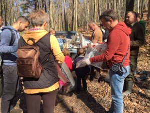 Sprzątanie potoku Źródło Marii