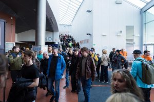 Sobotnie prelekcje cieszyły się dużym zainteresowaniem uczestnik&oacute;w (fot. Paweł Budziński)