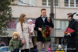 Przedstawiciele gdyńskich rodzin w Dniu Papieskim