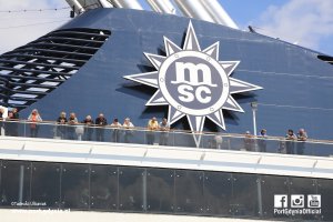 MSC Magnifica w gdyńskim porcie / fot. Tadeusz Urbaniak 