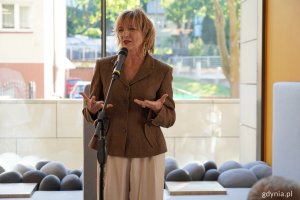Na zdjęciu dyrektor Muzeum Miasta Gdyni Karin Moder 