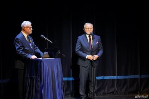 Na scenie były prezydent Gdyni Wojciech Szczurek i Sławomir Kitowski