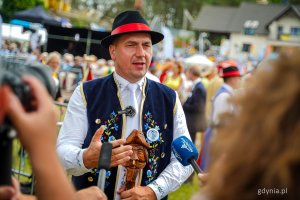 Światowy Zjazd Kaszubów 2025 w Szemudzie - wójt gminy Szemud Ryszard Kalkowski (fot. Kamil Złoch)