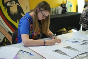 Prace kompozycyjne (fot. Magdalena Starnawska)