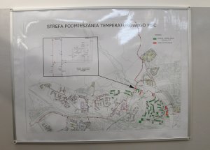 Mapa zasięgu działania pilotażu. Fot. Zygmunt Gołąb  