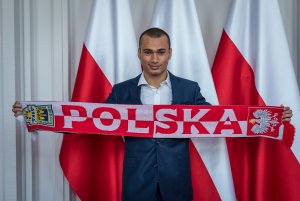 Marcus da Silva - został dzisiaj oficjalnie Polakiem fot. Dawid Linkowski