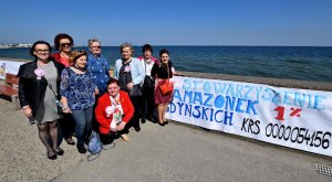 "Mały procent - wielka sprawa" - pod takim hasłem promują się gdyńskie organizacje pożytku publicznego na Bulwarze Nadmorskim, fot. Kamil Złoch