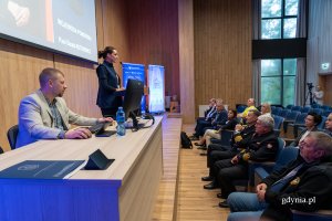 Prezentacja dotycząca ćwiczeń KRAKEN2025 (fot. Michał Sałata)