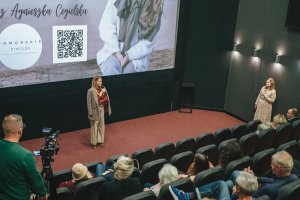 Agnieszka Cegielska, ambasadorka kampanii z mikrofonem