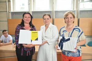 Dzieci i młodzież z Ukrainy z wizytą w gdyńskim magistracie (Fot. Zygmunt Gołąb)