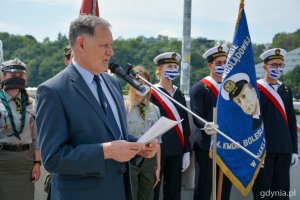 W Alei Żeglarstwa Polskiego odsłonięto tablice komandora Bolesława Romanowskiego i Henryka Fronczaka // fot. Paweł Kukla