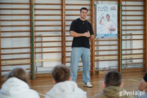 Influencer AJ w Zespole Szkół Ekologiczno-Transportowych w Gdyni