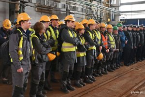 Młodzi stoczniowcy (fot. Magdalena Starnawska)
